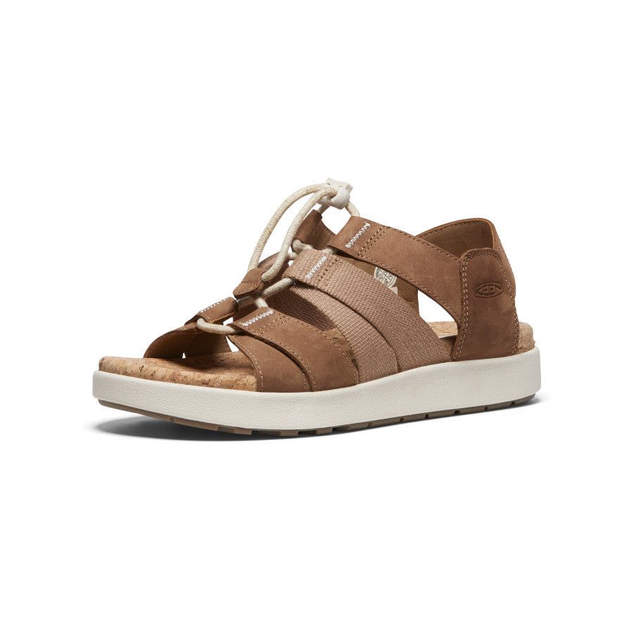 Women's Elle Mixed Strap Sandal | Toasted Coconut/Birch sold by Keen product image thumbnail 3