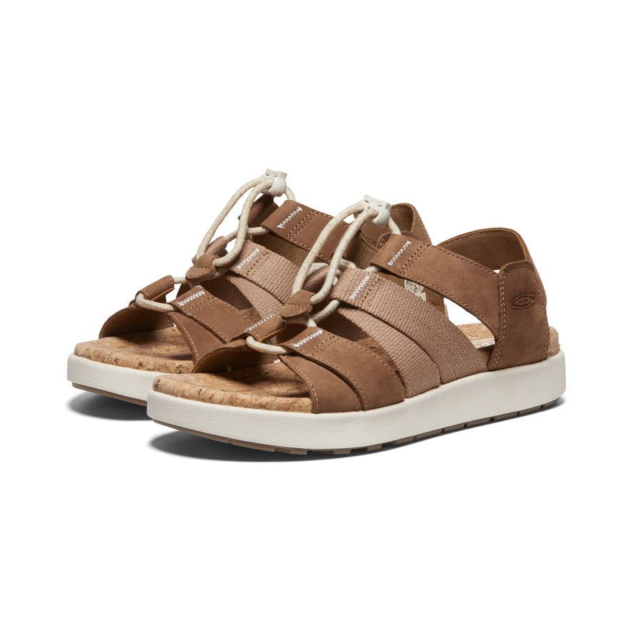 Women's Elle Mixed Strap Sandal | Toasted Coconut/Birch sold by Keen product image thumbnail 2