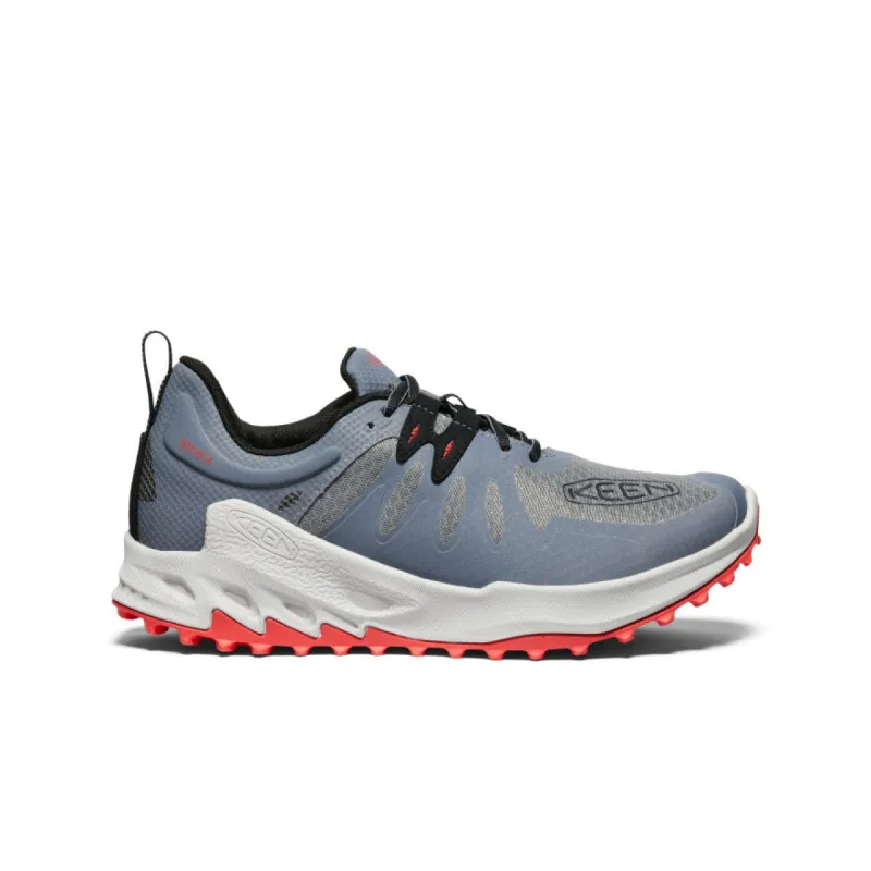 Men's Zionic Waterproof Hiking Shoe  |  Steel Grey/Poppy Red sold by Keen