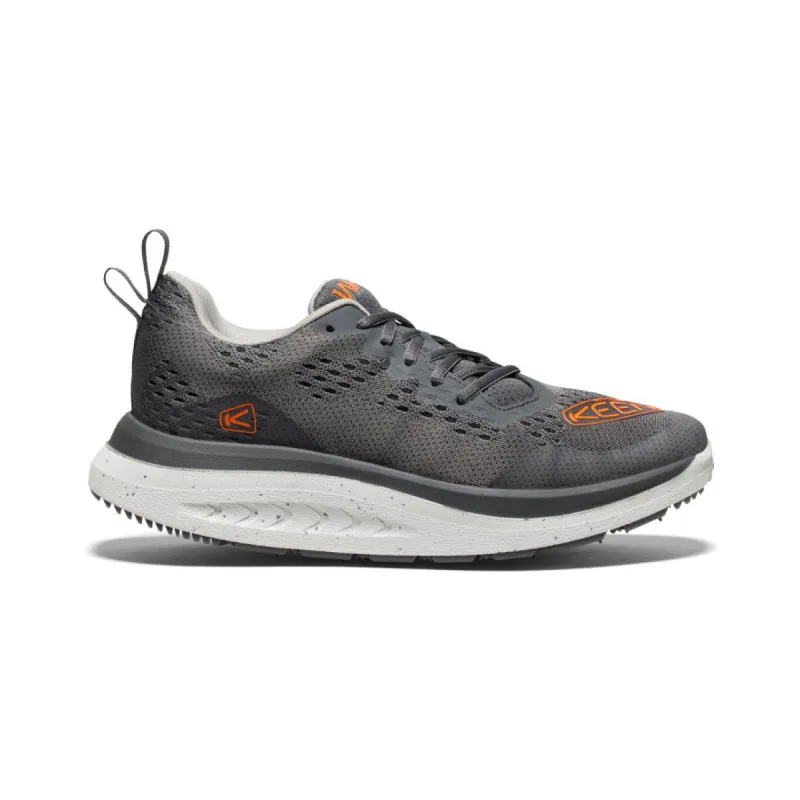 Men's WK400 Walking Shoe  |  Steel Grey/Scarlet Ibis sold by Keen