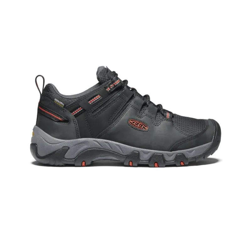 Men's Steens Waterproof Shoe  |  Black/Bossa Nova sold by Keen