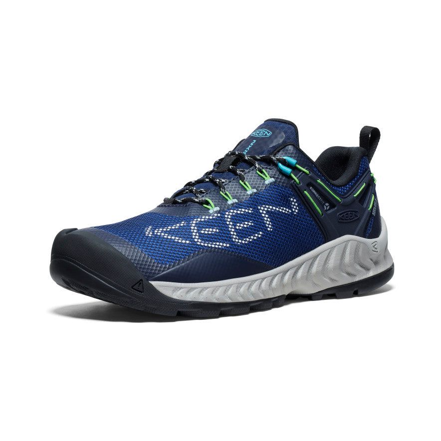 Men's NXIS EVO Waterproof Shoe  |  Sky Captain/Green Flash sold by Keen product image thumbnail 2