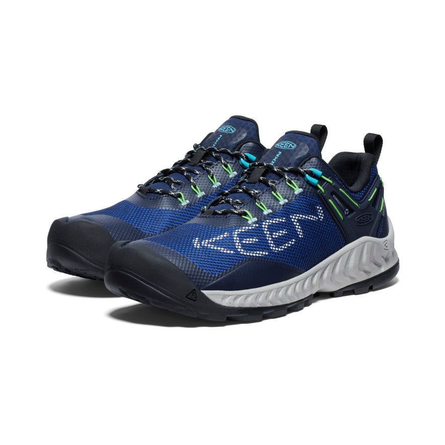 Men's NXIS EVO Waterproof Shoe  |  Sky Captain/Green Flash sold by Keen product image thumbnail 3