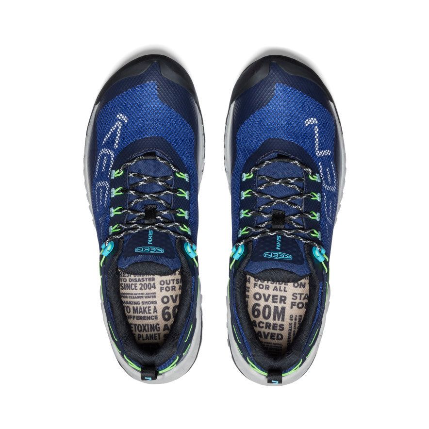 Men's NXIS EVO Waterproof Shoe  |  Sky Captain/Green Flash sold by Keen product image thumbnail 4