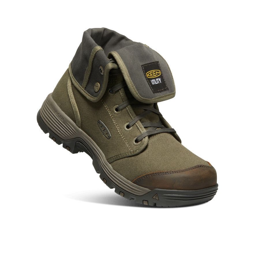 Men's Roswell Mid (Soft Toe) | Military Olive/Black Olive sold by Keen product image thumbnail 4
