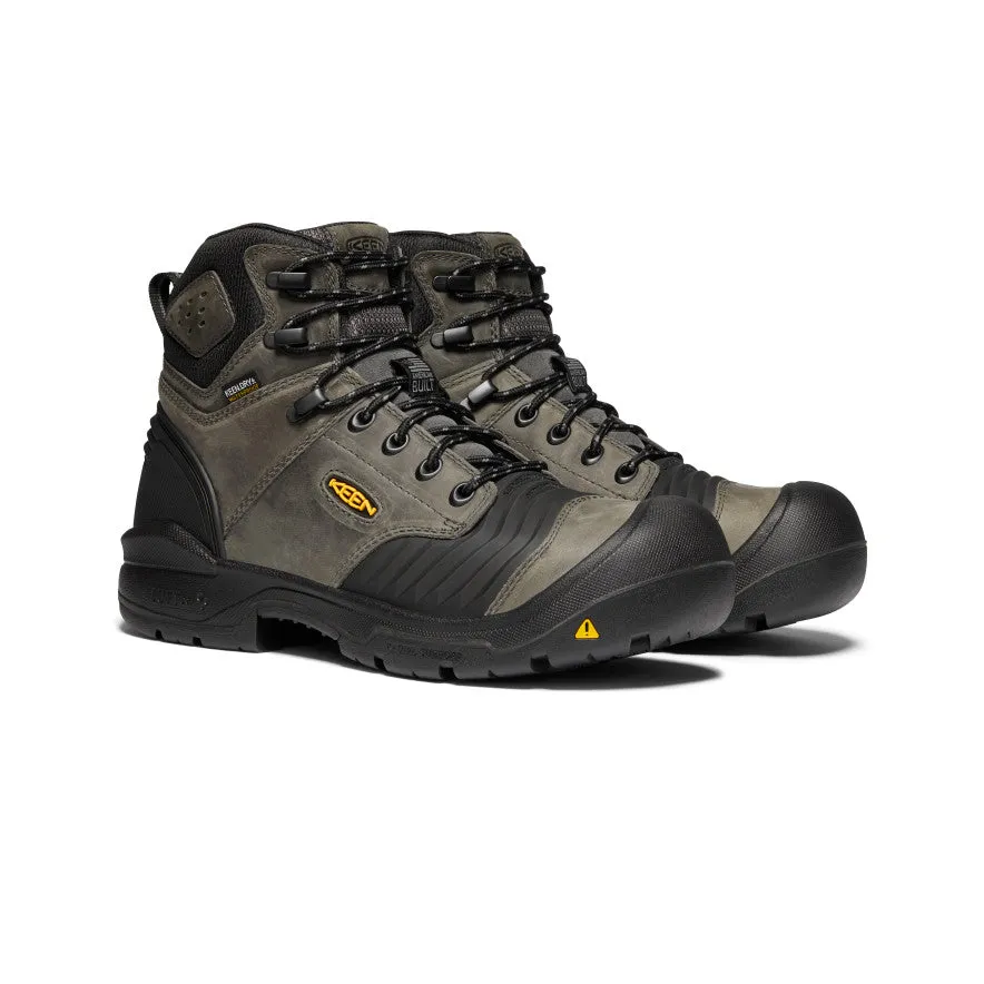 Men's Portland 6" Waterproof Boot (Carbon-Fiber Toe) | Magnet/Black sold by Keen product image thumbnail 2