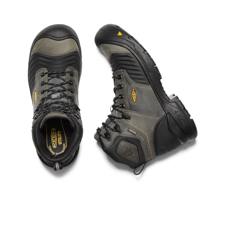 Men's Portland 6" Waterproof Boot (Carbon-Fiber Toe) | Magnet/Black sold by Keen product image thumbnail 4