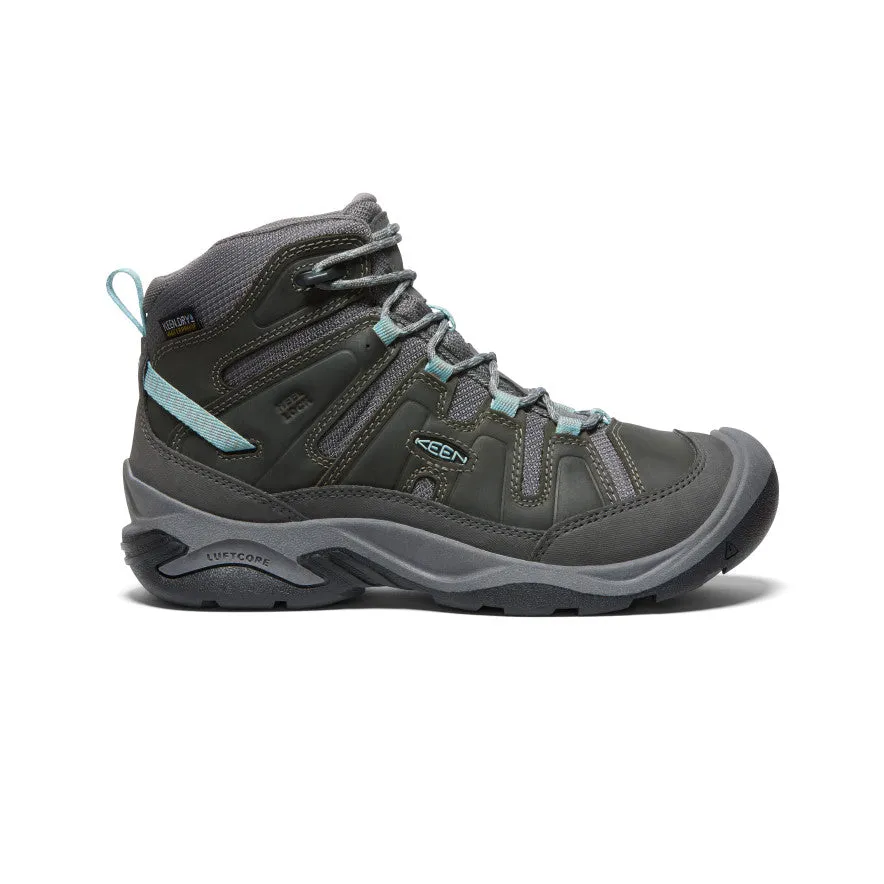 Women's Circadia Waterproof Boot | Steel Grey/Cloud Blue sold by Keen