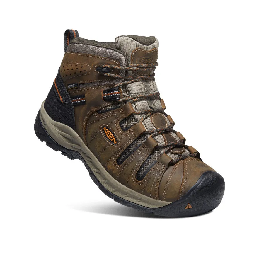 Men's Flint II Waterproof Mid (Soft Toe) | Black Olive/Brindle sold by Keen product image thumbnail 3