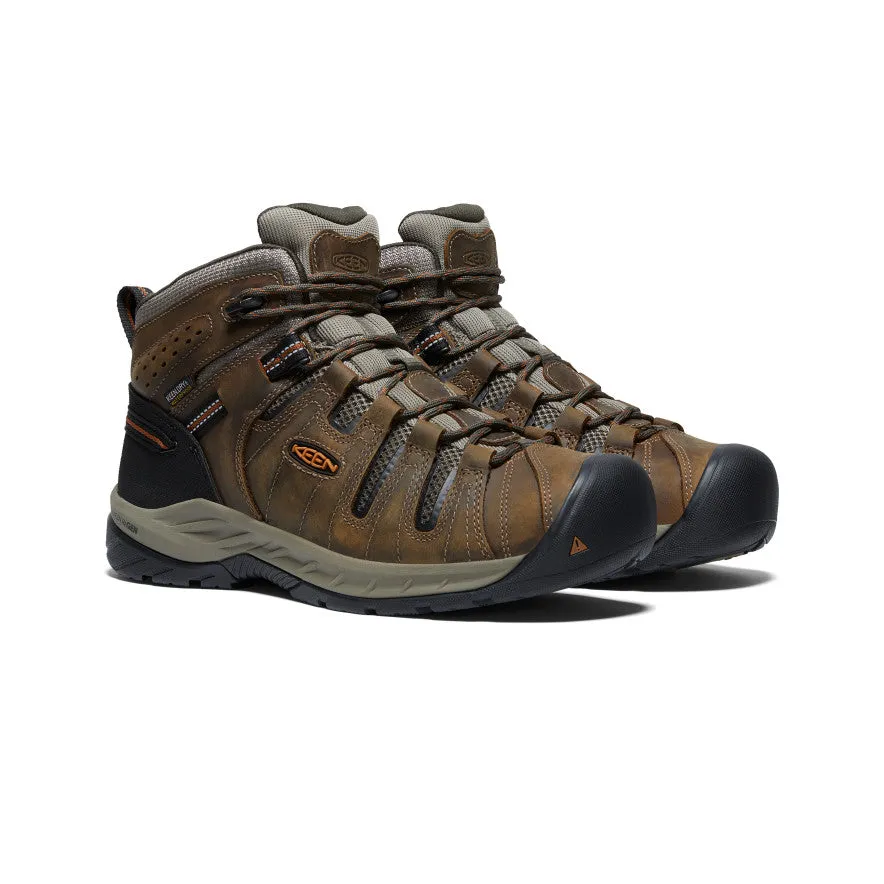 Men's Flint II Waterproof Mid (Soft Toe) | Black Olive/Brindle sold by Keen product image thumbnail 2