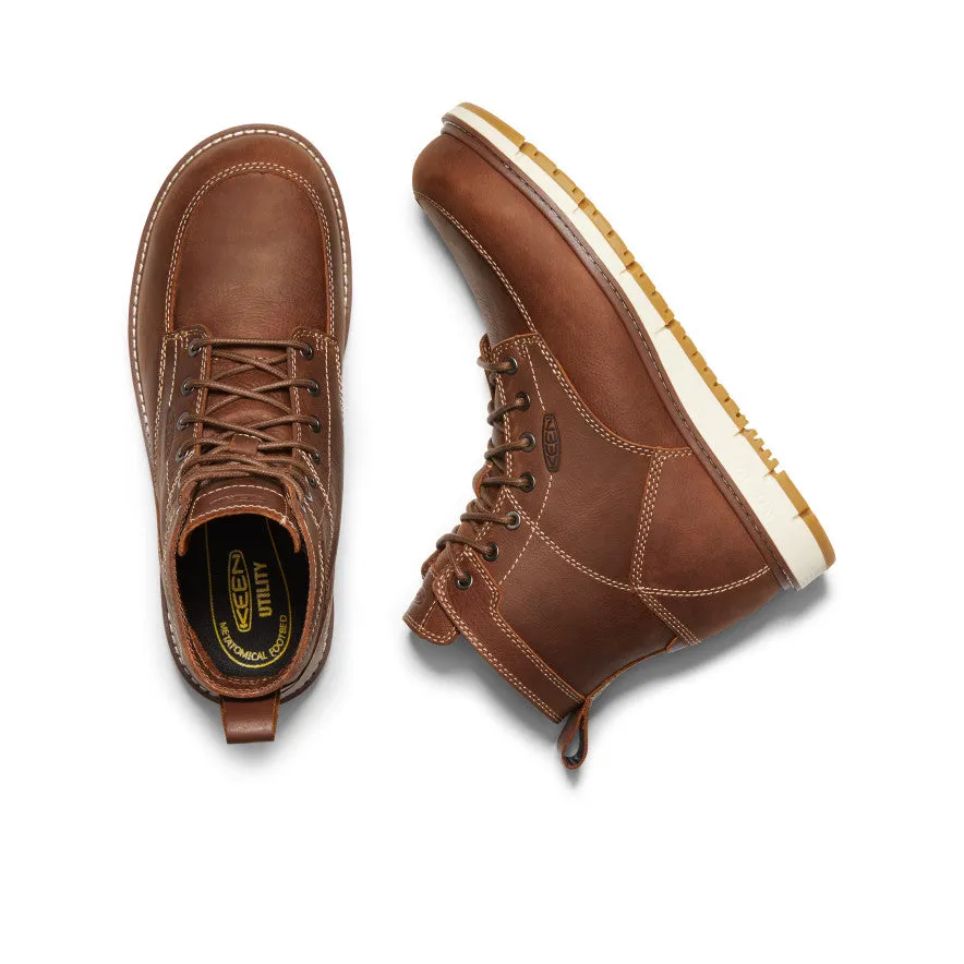 Men's San Jose 6" Boot (Aluminum Toe) | Gingerbread/Gum sold by Keen product image thumbnail 4