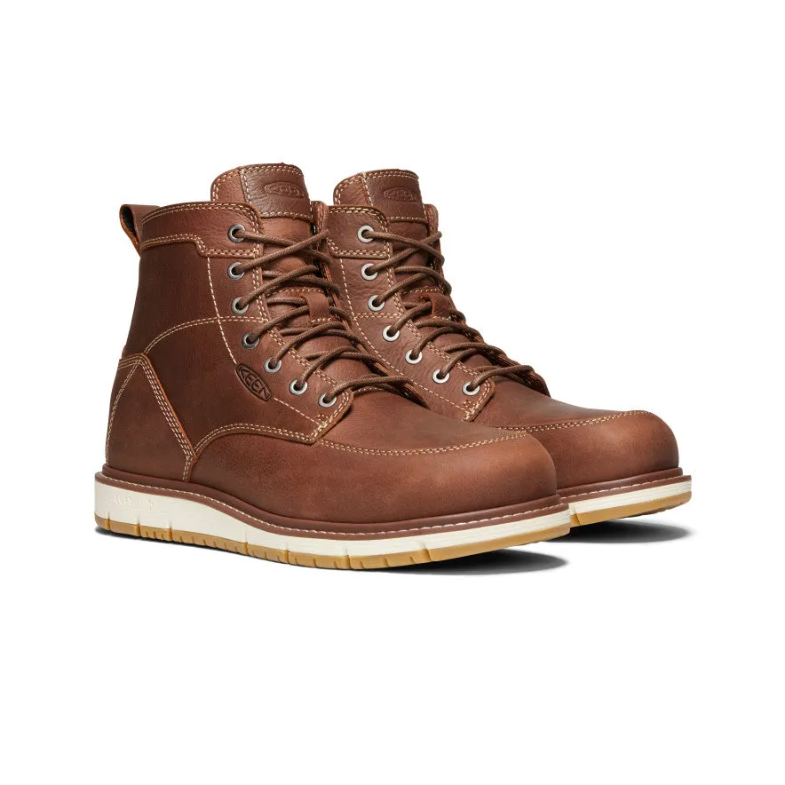 Men's San Jose 6" Boot (Aluminum Toe) | Gingerbread/Gum sold by Keen product image thumbnail 2