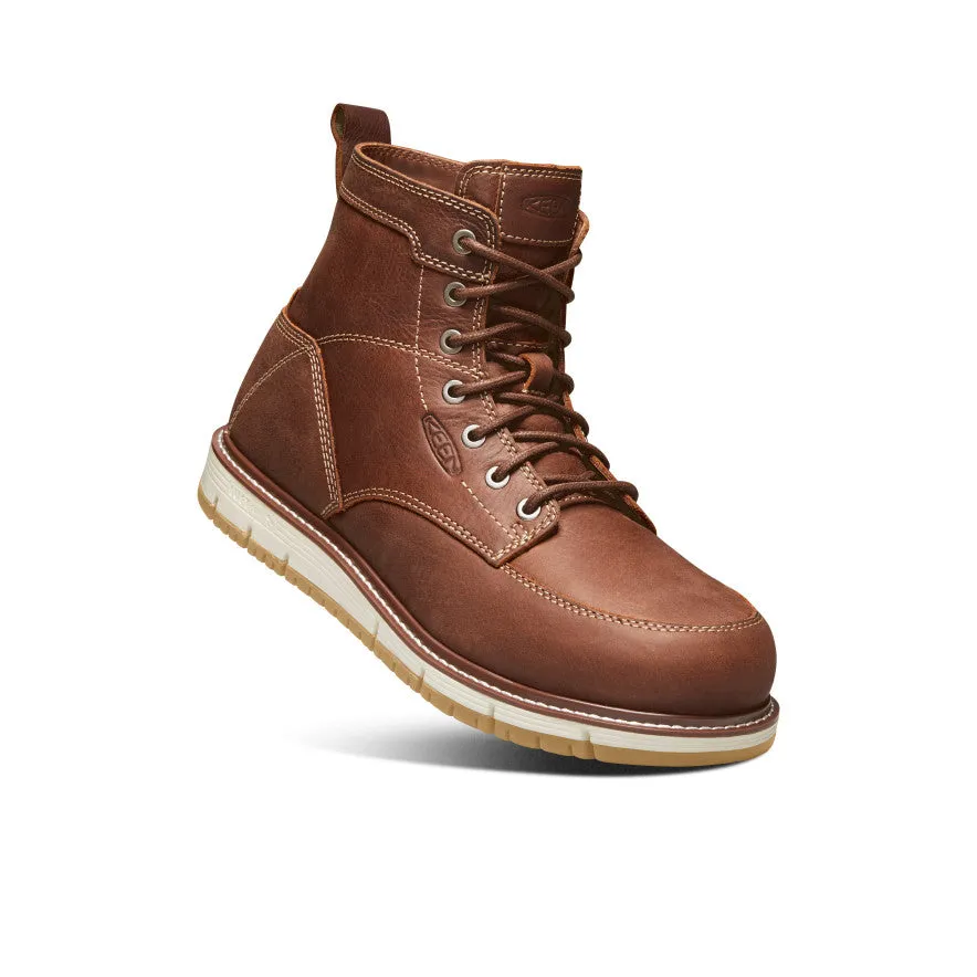 Men's San Jose 6" Boot (Aluminum Toe) | Gingerbread/Gum sold by Keen product image thumbnail 3