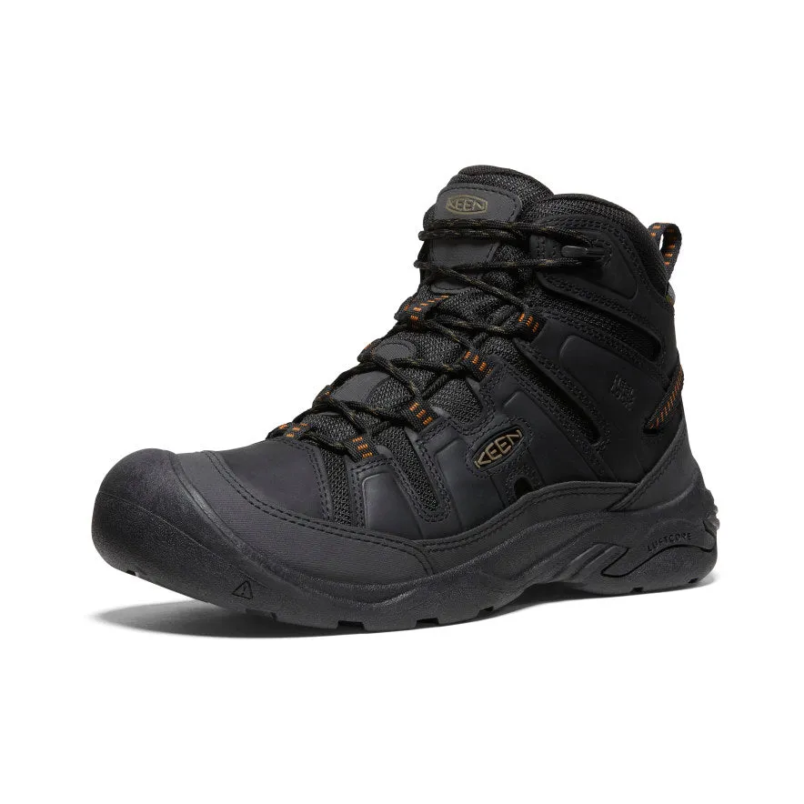 Men's Circadia Waterproof Boot | Black/Curry sold by Keen product image thumbnail 3