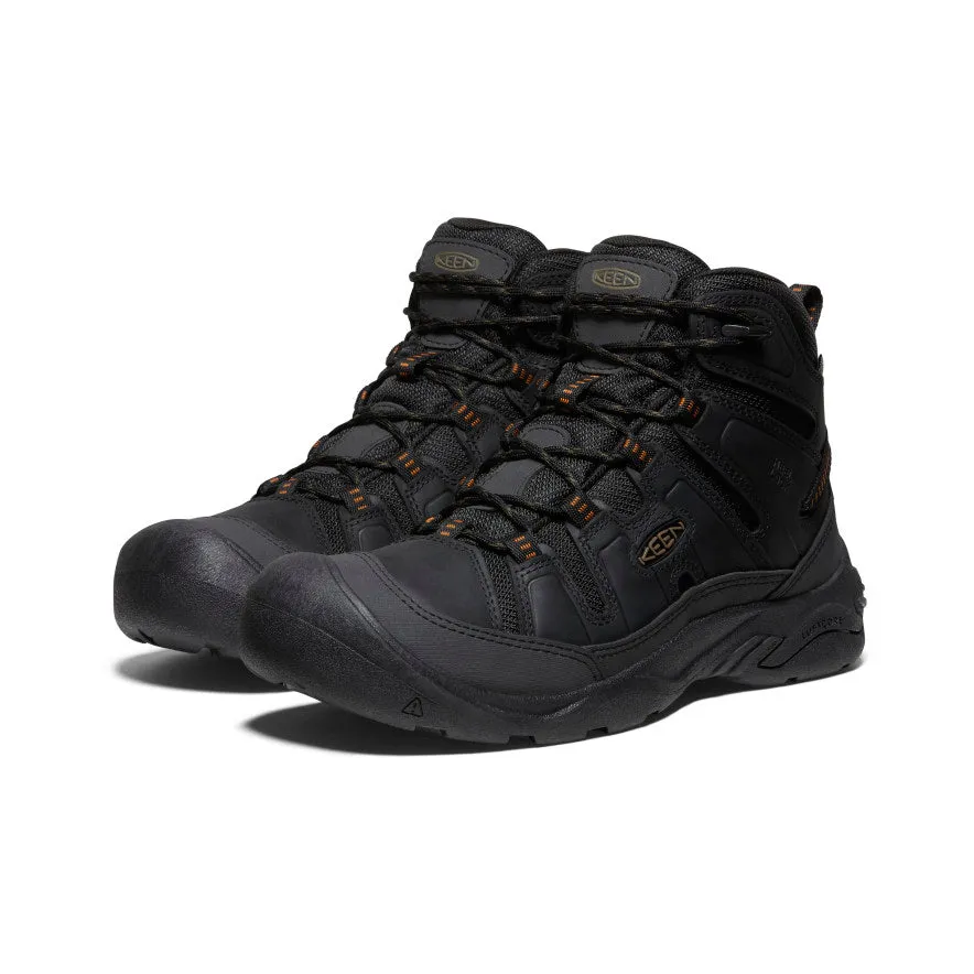 Men's Circadia Waterproof Boot | Black/Curry sold by Keen product image thumbnail 2