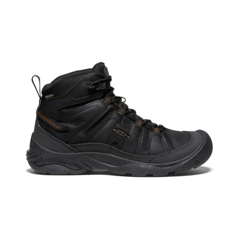 Men's Circadia Waterproof Boot  |  Black/Curry sold by Keen