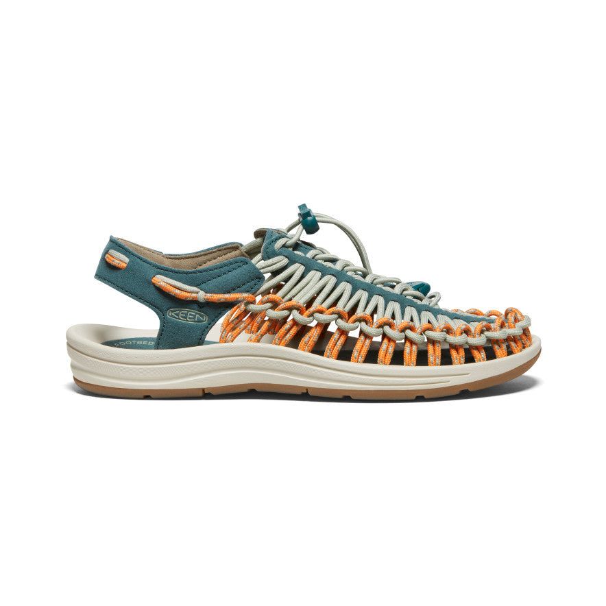 Women's UNEEK Sneaker | Sea Moss/Tangerine sold by Keen