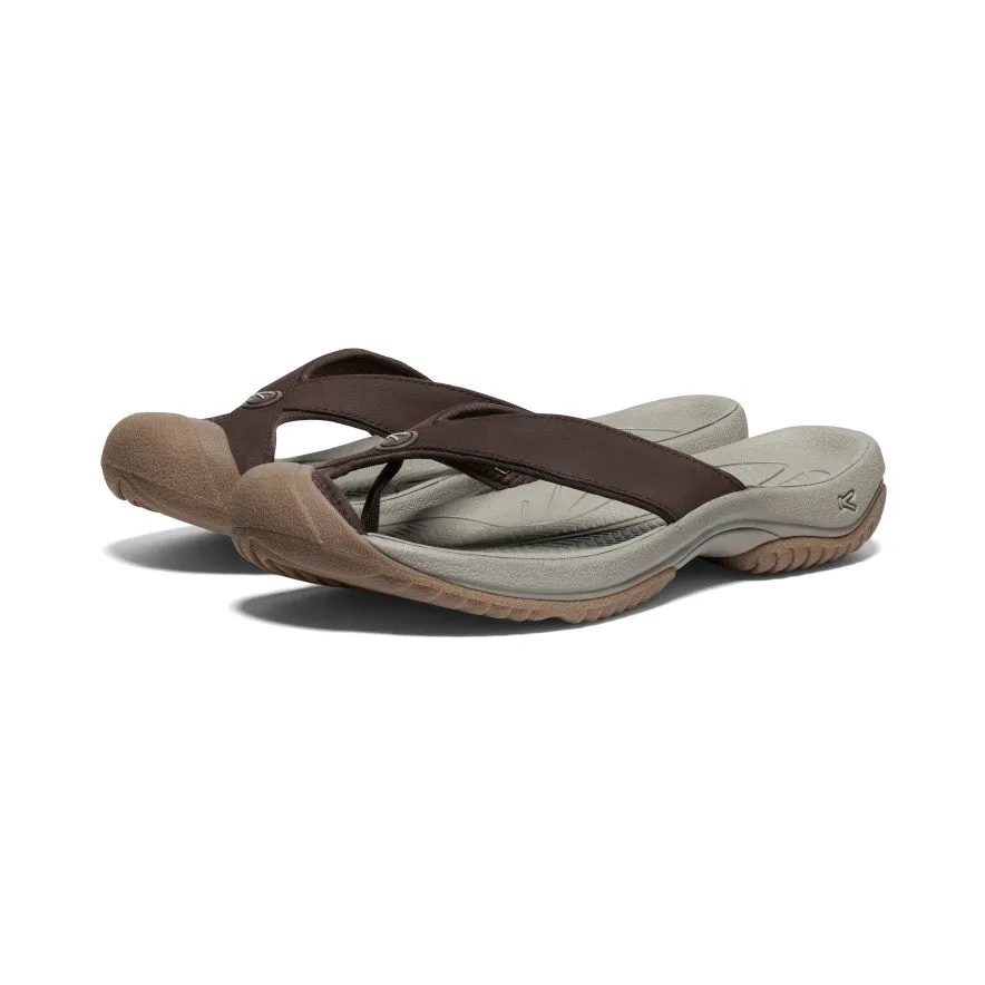 Men's Waimea Leather Flip-Flop | Java/Plaza Taupe sold by Keen product image thumbnail 2