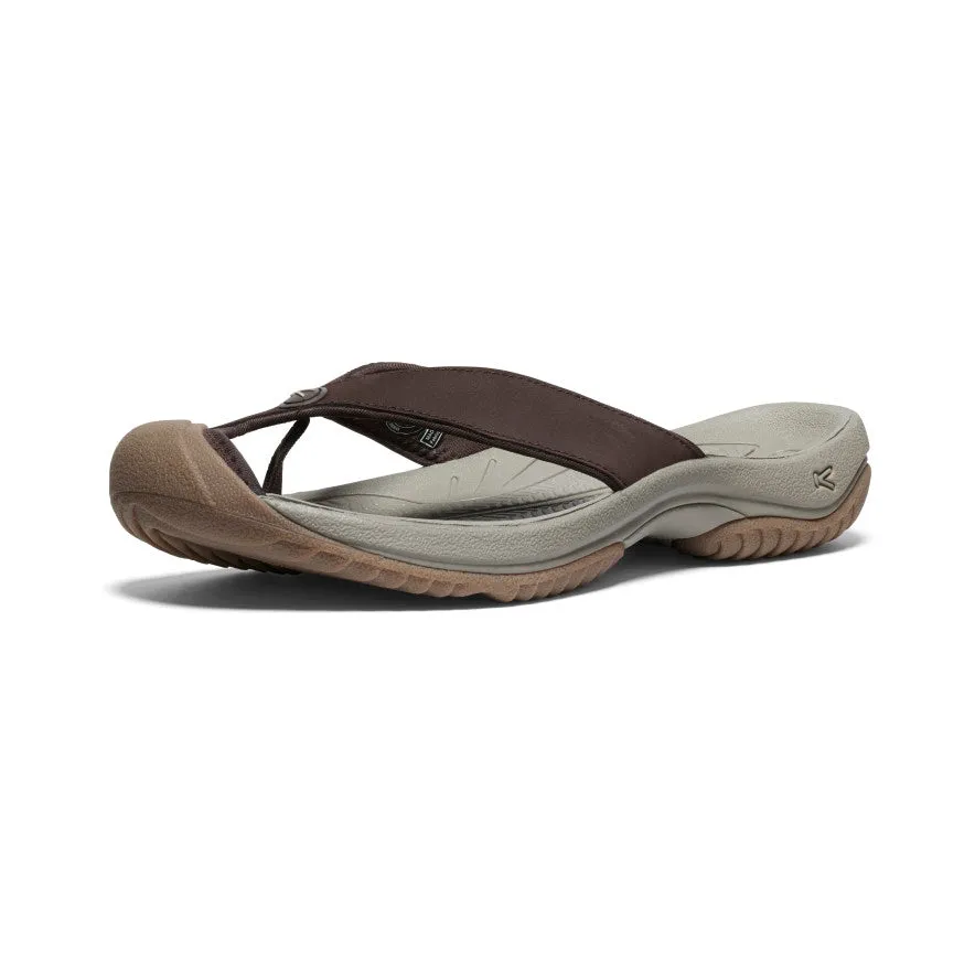 Men's Waimea Leather Flip-Flop | Java/Plaza Taupe sold by Keen product image thumbnail 3