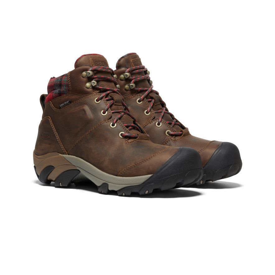 Men's Targhee II Winter Waterproof Boot | Dark Earth/Red Plaid sold by Keen product image thumbnail 2