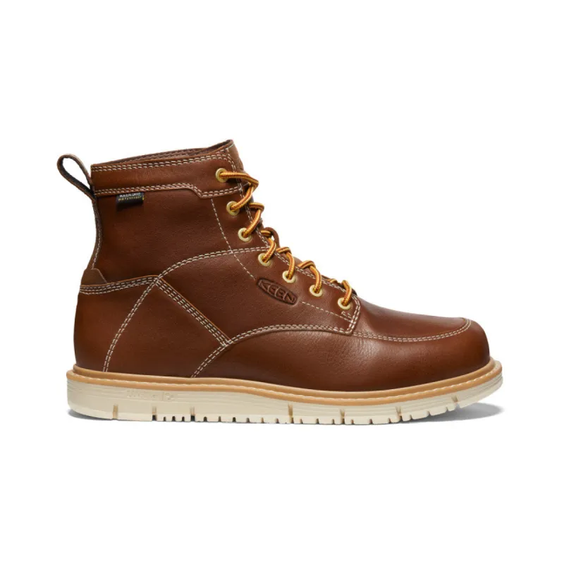 Men's San Jose 6" Waterproof Boot (Soft Toe)  |  Tortoise Shell/Star White sold by Keen