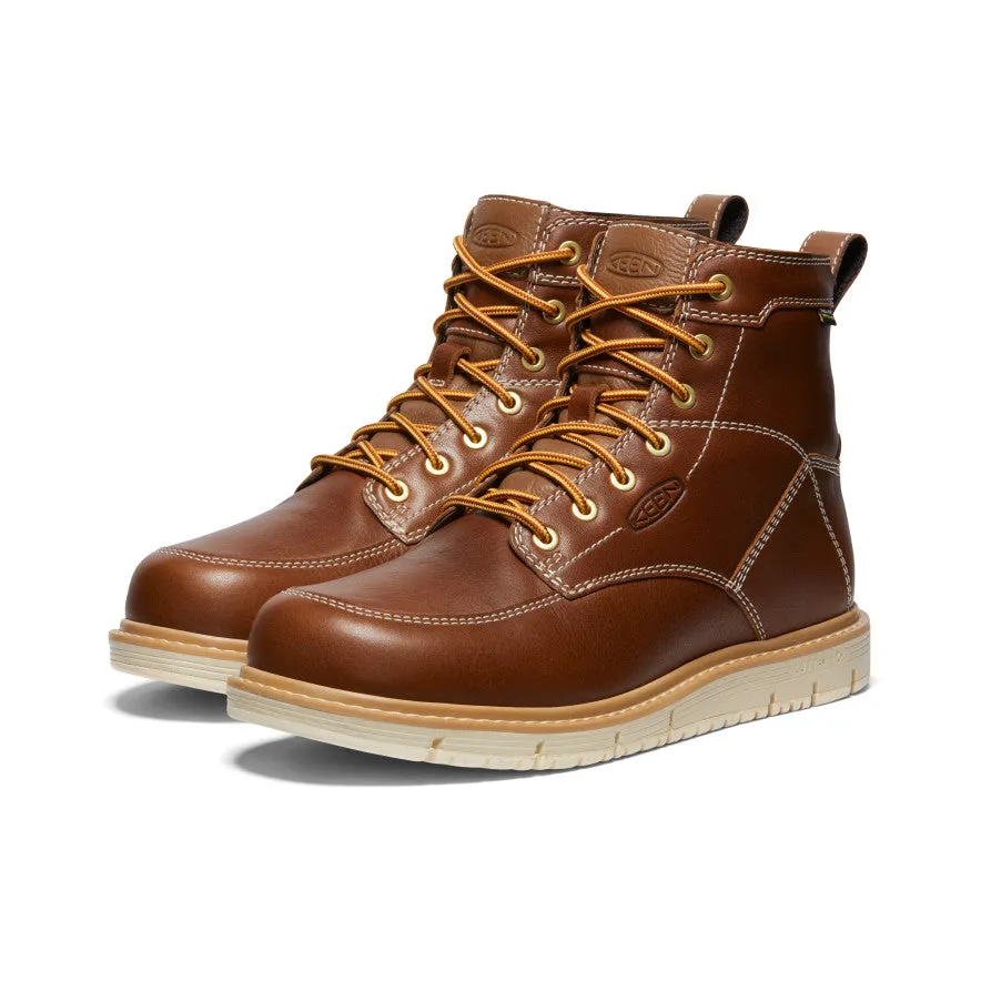 Men's San Jose 6" Waterproof Boot (Soft Toe) | Tortoise Shell/Star White sold by Keen product image thumbnail 2
