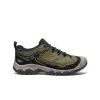 Men's Targhee IV Waterproof Hiking Shoe  |  Dark Olive/Gold Flame sold by Keen