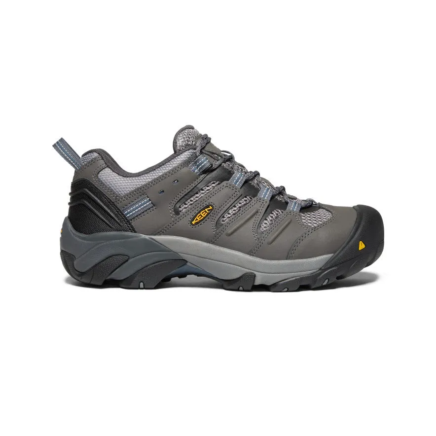 Men's Lansing Low (Steel Toe) | Magnet/Majolica Blue sold by Keen