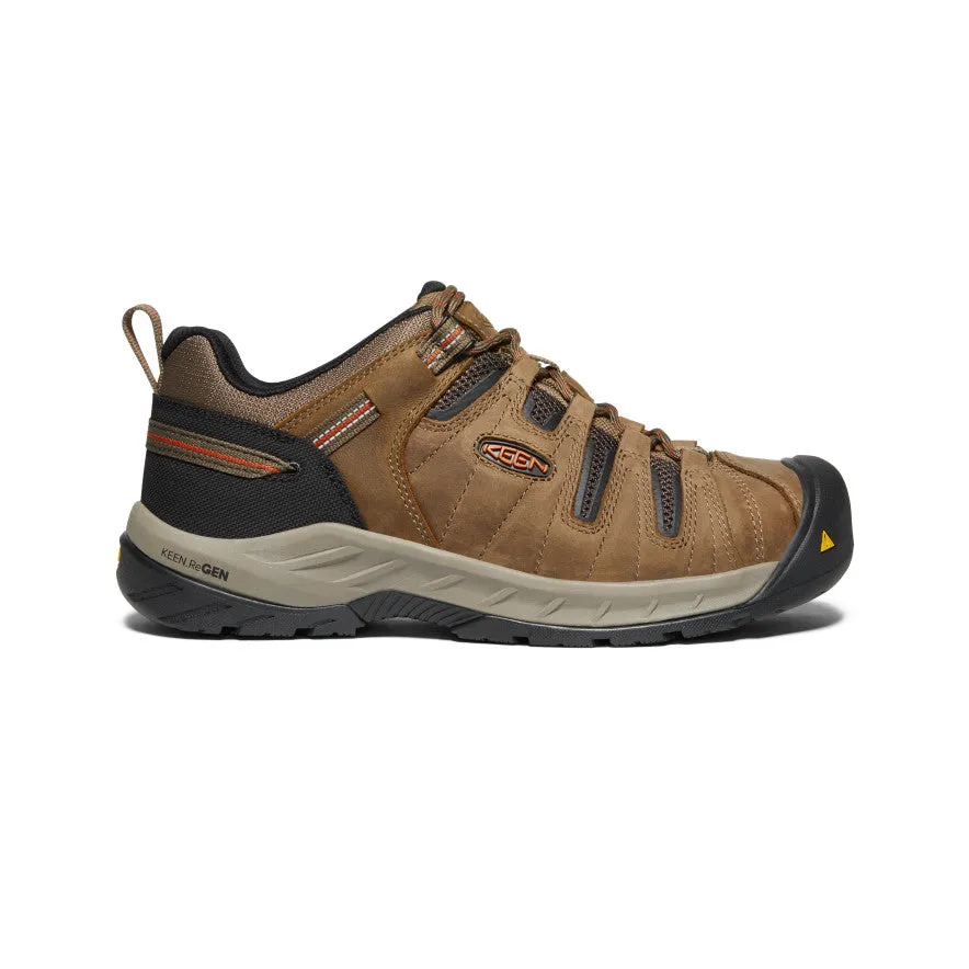 Men's Flint II (Steel Toe) | Shitake/Rust sold by Keen