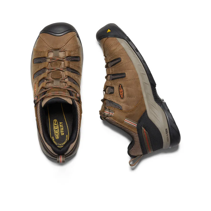 Men's Flint II (Steel Toe) | Shitake/Rust sold by Keen product image thumbnail 4