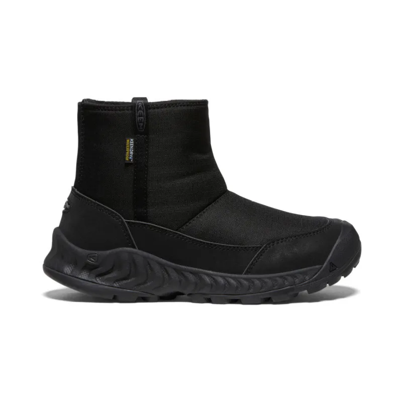 Women's Hood NXIS Waterproof Pull-On  |  Black/Black sold by Keen
