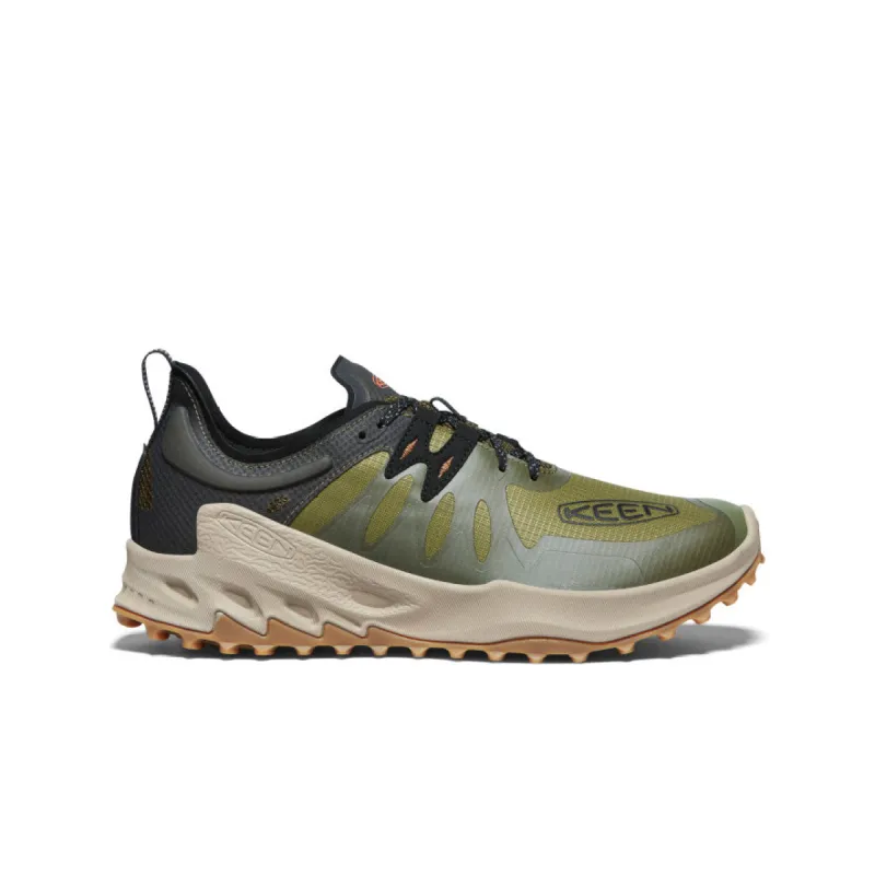 Men's Zionic Speed Hiking Shoe  |  Dark Olive/Scarlet Ibis sold by Keen