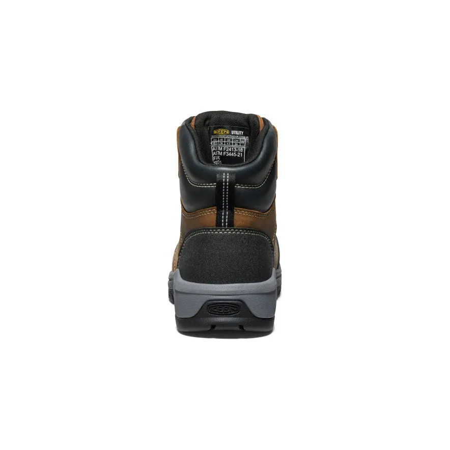Women's Evanston 6" ESD Boot (Carbon Toe) | Bison/Black sold by Keen product image thumbnail 5