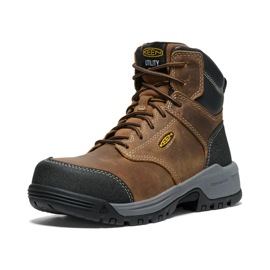 Women's Evanston 6" ESD Boot (Carbon Toe) | Bison/Black sold by Keen product image thumbnail 3