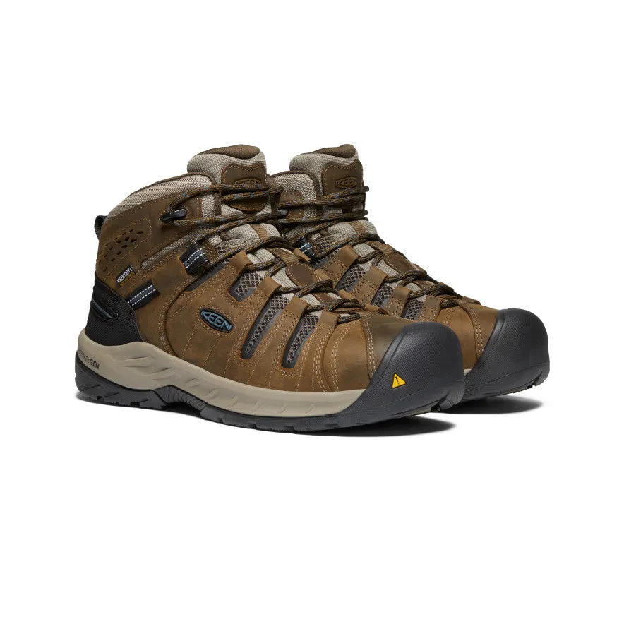 Men's Flint II Waterproof Boot (Steel Toe) | Cascade Brown/Orion Blue sold by Keen product image thumbnail 2