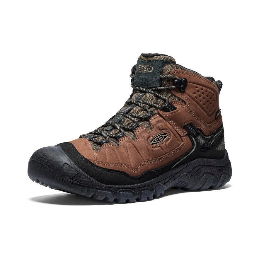 Men's Targhee IV Waterproof Hiking Boot | Bison/Black sold by Keen product image thumbnail 3
