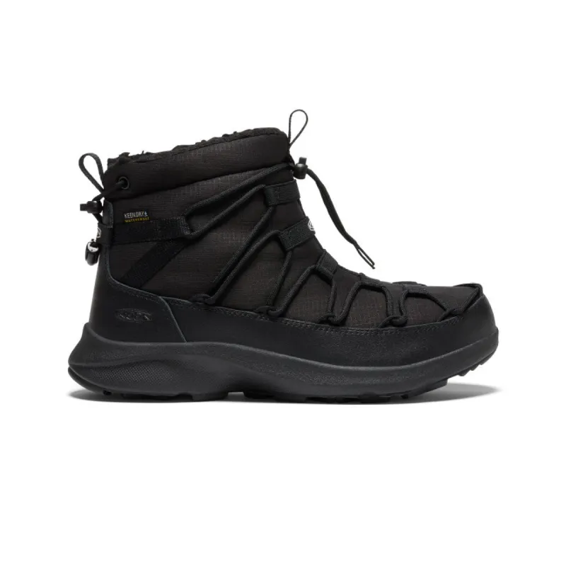 Women's UNEEK SNK II Waterproof Chukka | Triple Black/Black sold by Keen