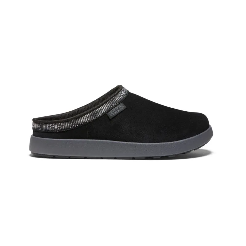 Women's Elle Suede Mule  |  Black/Magnet sold by Keen