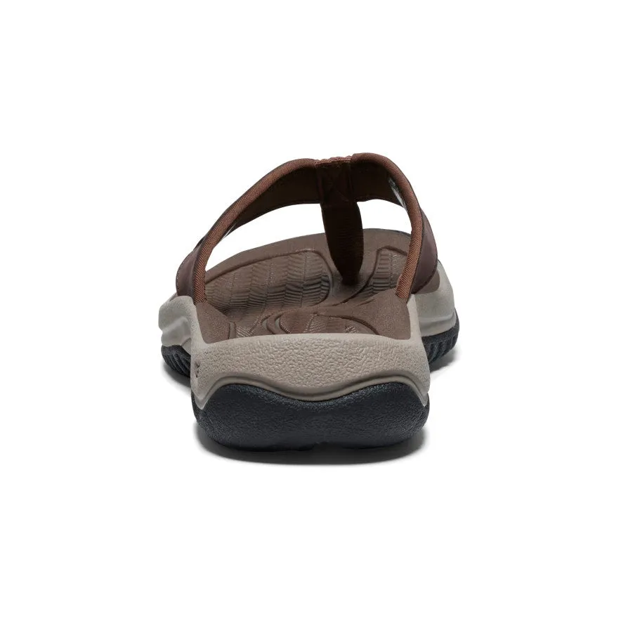 Men's Kona Leather Flip-Flop | Java/Dark Earth sold by Keen product image thumbnail 5