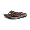 Men's Kona Leather Flip-Flop | Java/Dark Earth sold by Keen