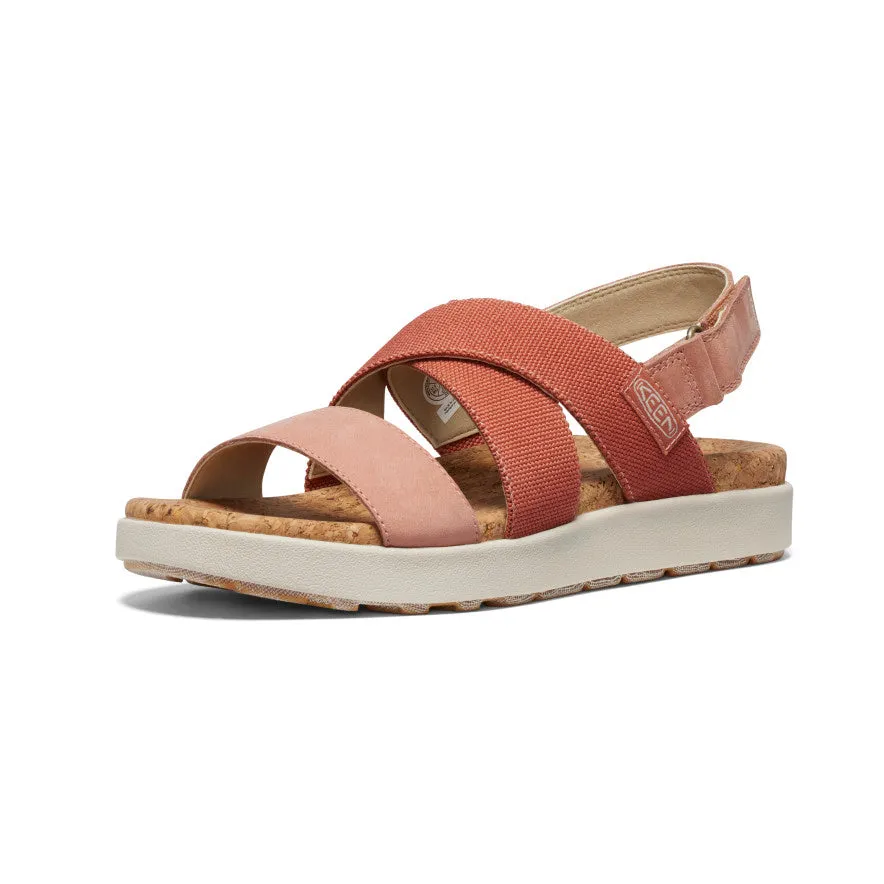 Women's Elle Criss Cross Sandal | Baked Clay/Cork sold by Keen product image thumbnail 3