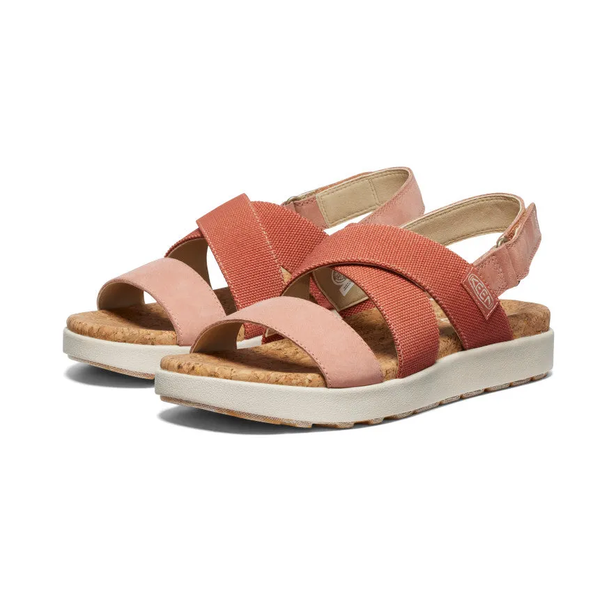 Women's Elle Criss Cross Sandal | Baked Clay/Cork sold by Keen product image thumbnail 2