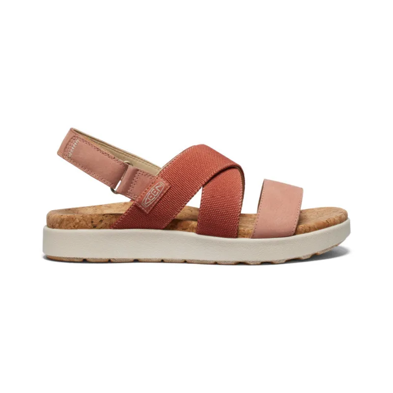 Women's Elle Criss Cross Sandal  |  Baked Clay/Cork sold by Keen