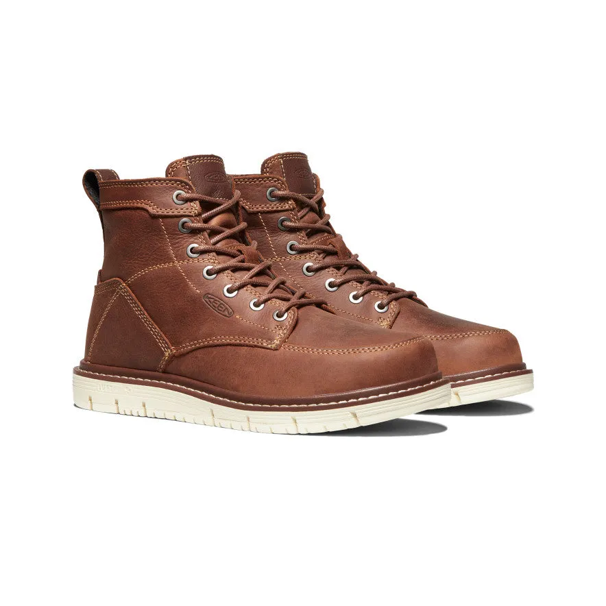 Women's San Jose 6" Boot (Soft Toe) | Gingerbread/Off White sold by Keen product image thumbnail 2