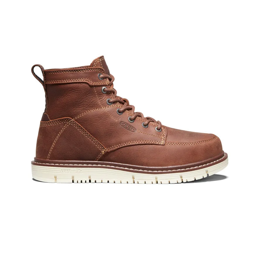 Women's San Jose 6" Boot (Soft Toe) | Gingerbread/Off White sold by Keen