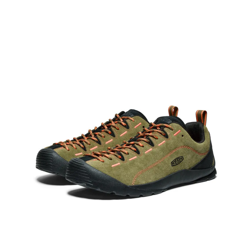 Men's Jasper Suede Sneakers | Dark Olive/Scarlet Ibis sold by Keen product image thumbnail 2