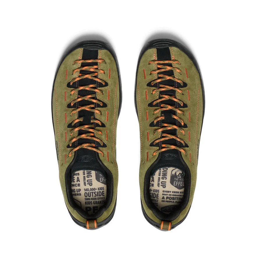 Men's Jasper Suede Sneakers | Dark Olive/Scarlet Ibis sold by Keen product image thumbnail 5