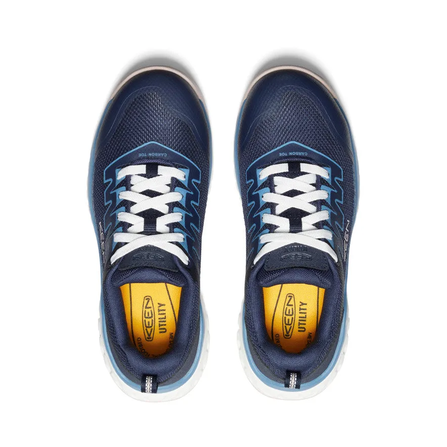 Women's Arvada Work Sneaker (Carbon Toe) | Naval Academy/Peach Whip sold by Keen product image thumbnail 4
