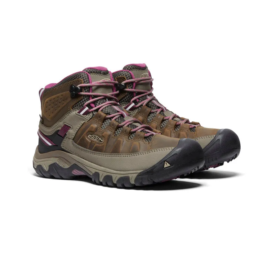 Women's Targhee III Waterproof Mid | Weiss/Boysenberry sold by Keen product image thumbnail 2