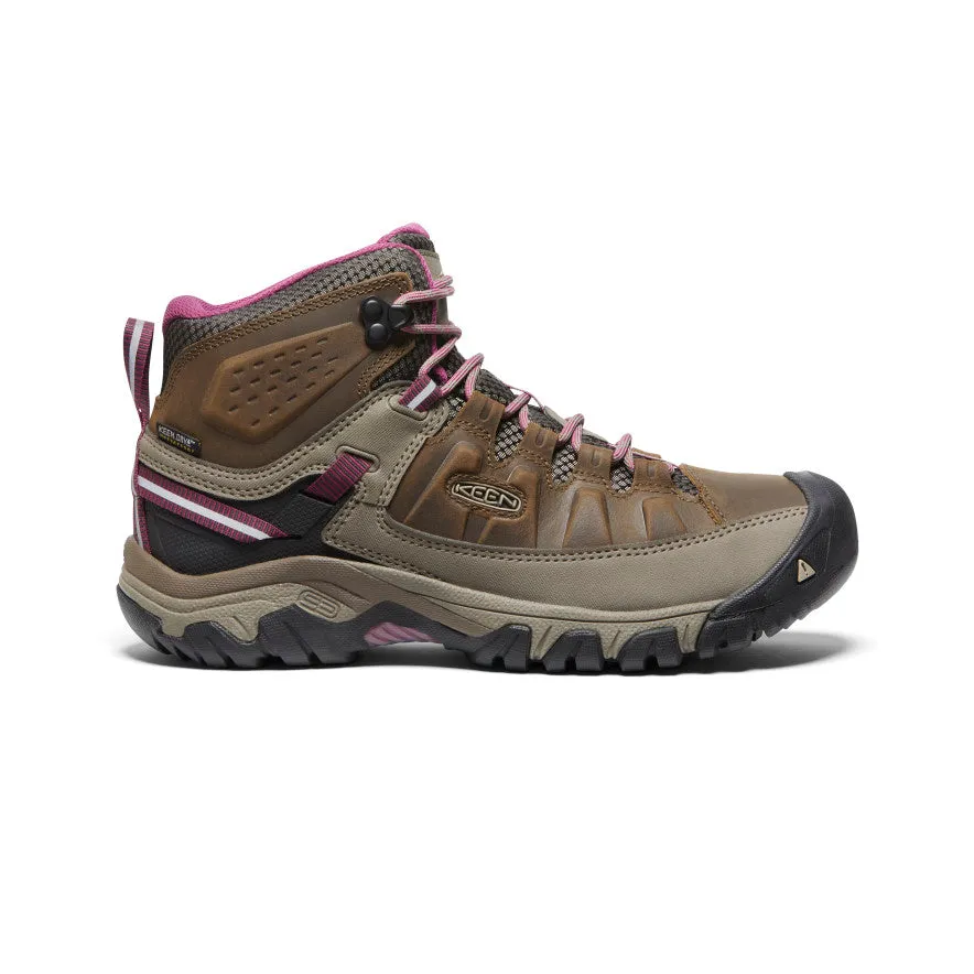 Women's Targhee III Waterproof Mid | Weiss/Boysenberry sold by Keen
